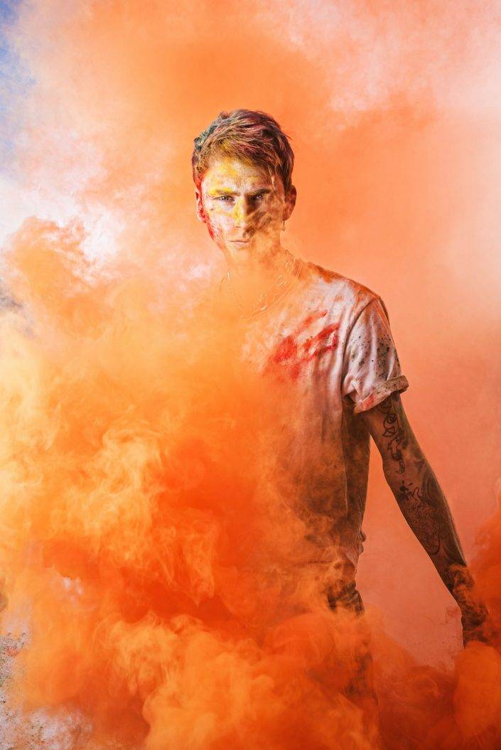 Machine Gun Kelly for the Cover of Alternative Press Magazine