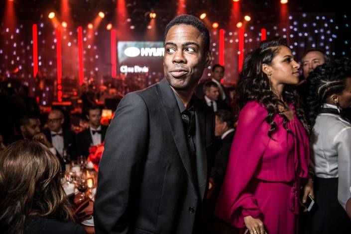 Chris Rock at the Clive Davis Grammy Gala
